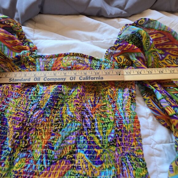 Live 4 Truth Butterfly Sleeve Top Boho Hippie Women's Size XLarge - Picture 7 of 9